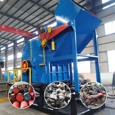 quality 380V điện áp ngành công nghiệp phế liệu kim loại máy nghiền búa để nghiền tấm sắt factory